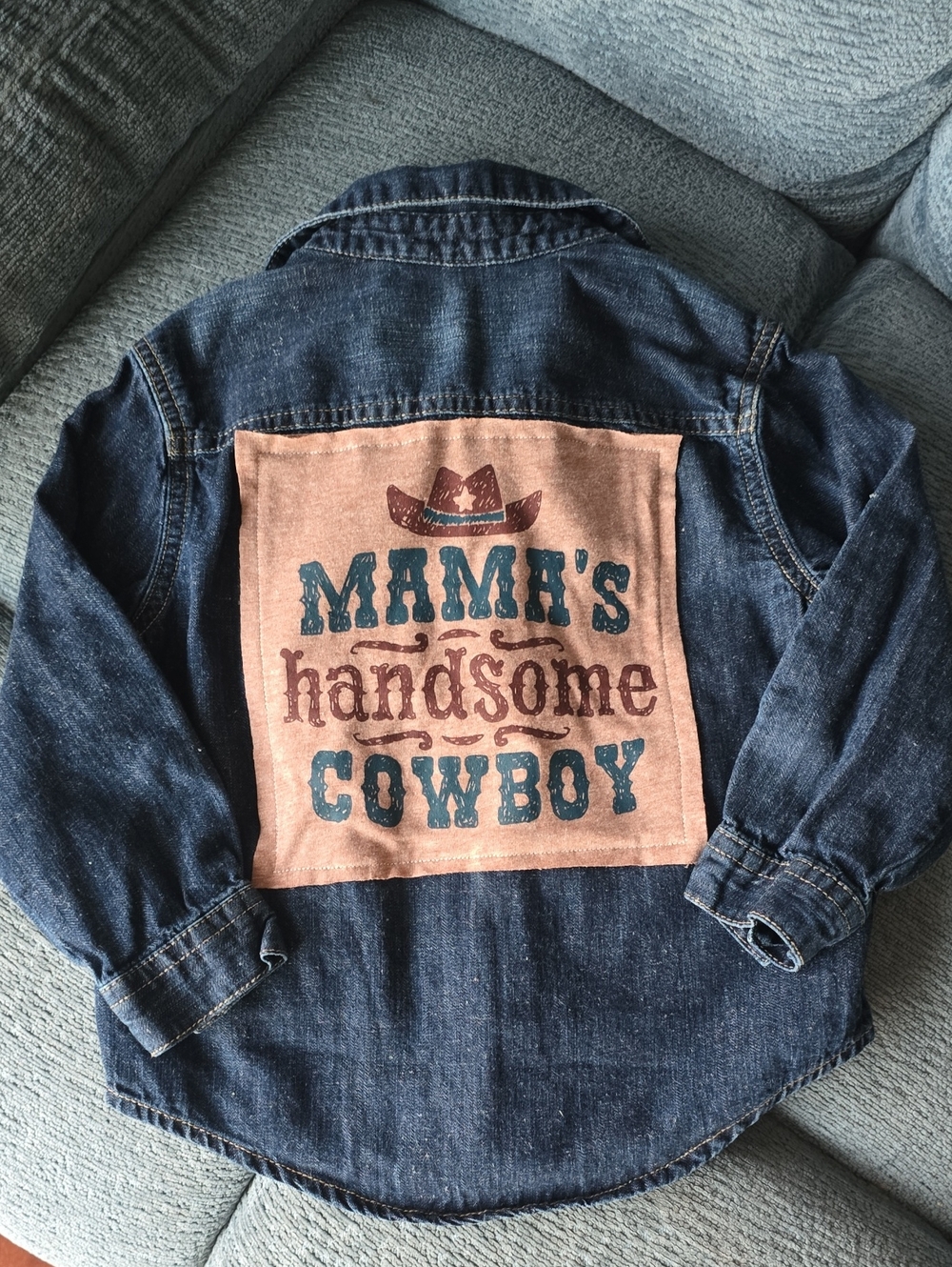 Upcycled Denim Shirt